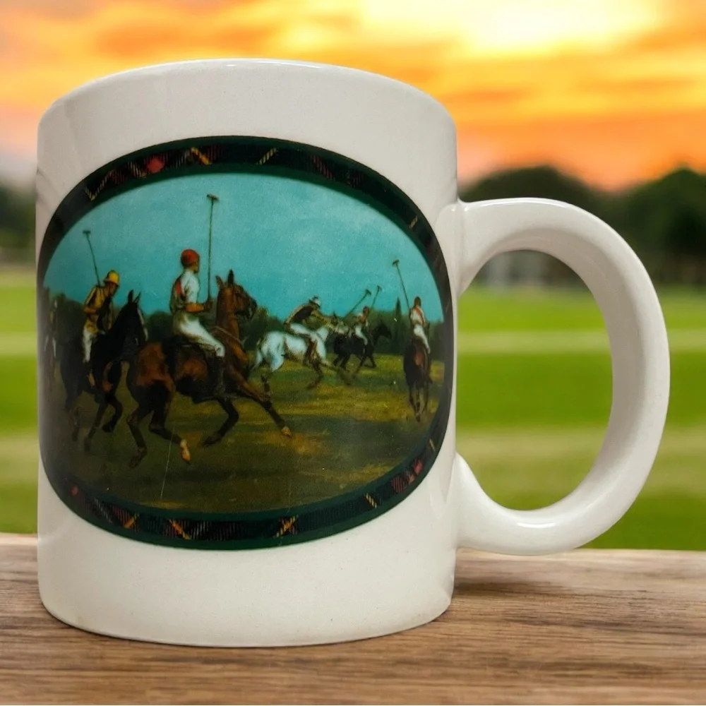 RALPH LAUREN Vintage POLO Coffee Mug - Picture 1 of 8